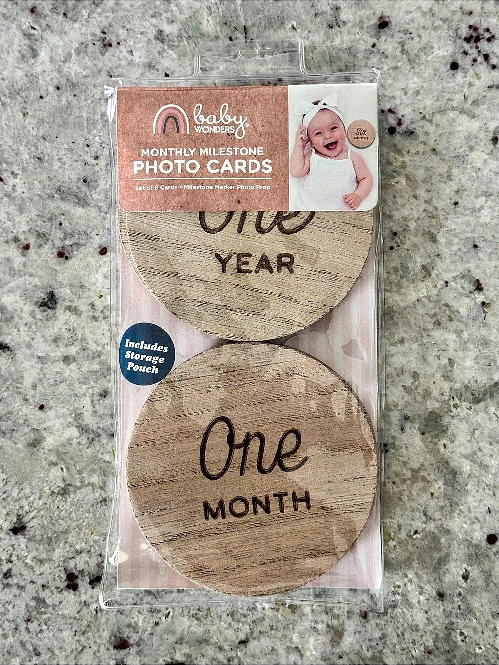 Monthly Milestone Wooden Photo Cards